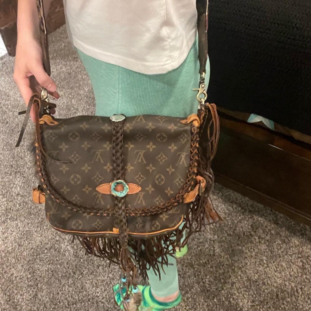 ReMade Authentic LV crossbody bag